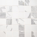 MSI Eden Marble-Look Porcelain Mosaics - Statuary 2x2 Matte