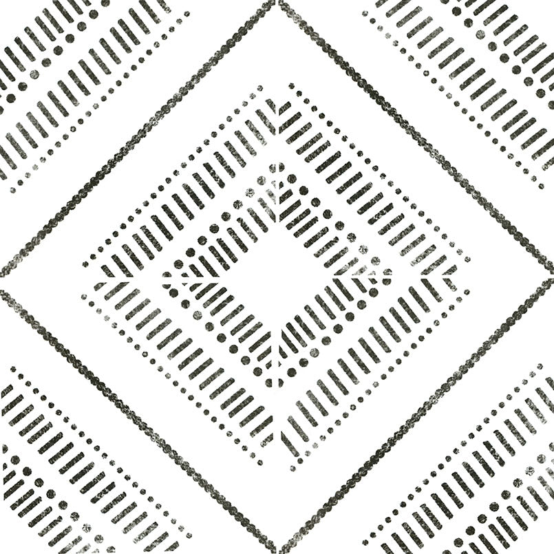 Zaria Tessa 8x8 patterned porcelain tile