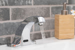MSI 421 Chrome touch-free bathroom faucet room scene