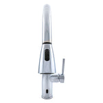 MSI Touch-Free Infrared Sensor Kitchen Faucet 812 in Chrome - profile view