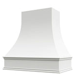 Rose Hill Cabinets Curved Wood Range Hood — Quick Ship (White)