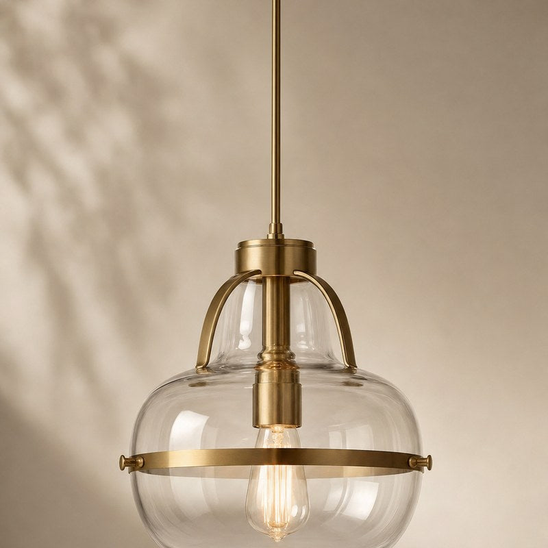 Decorative pendant light fixture