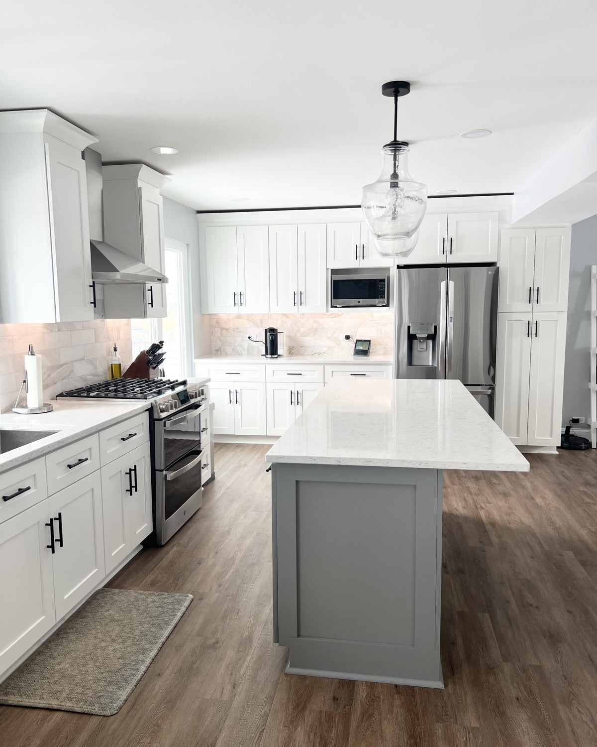 The same kitchen after Rose Hill Cabinets